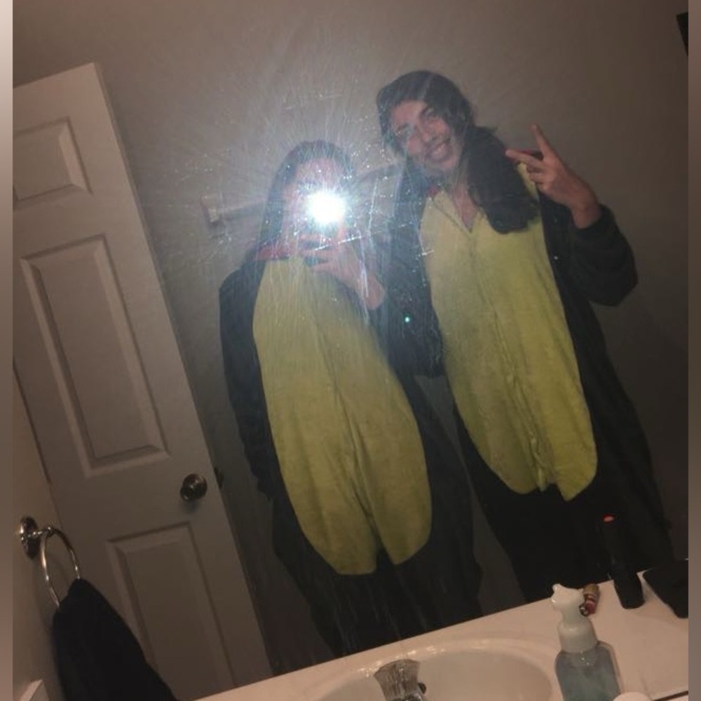 Green and Yellow Dinosaur Onesie